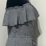 American Eagle Outfitters One Shoulder Gingham Cropped Culotte Jumpsuit Photo 5