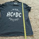 AC/DC American Classics Womens ACDC High Voltage Grey Band Graphic T-Shirt Size XXL Photo 3
