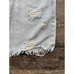 Refuge Denim Jean Mini Skirt Medium Blue Distressed Cotton Rayon Streetwear Photo 5