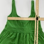 Mango MNG Dress Womens XS‎ Green Frill Mini Sleeveless Ruffle Hem A Photo 7
