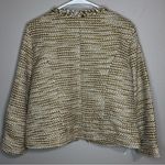 CAbi Phoebe metallic tweed blazer jacket women’s size medium Photo 5