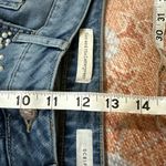 Pilcro  Script High-Rise Pearl Skinny Jeans Anthropologie raw hem size 30 Photo 8