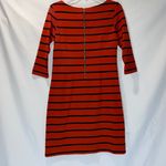 Newbury Kustom Red Black Stripe Zipper Dress Small Photo 1