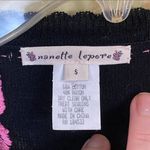 Nanette Lepore Vintage Butterfly Sequence Embroidered Button Down Sweater Photo 8