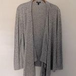 EXPRESS Drapey Open Cardigan Heather Grey Photo 0