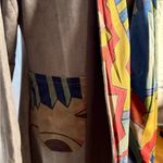 Adore Red and Gray Jacket with Artistic Flair Photo 1