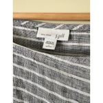 J.Jill Love Linen 100% Linen Lagenlook Pull on Maxi Dress L Petite Gray White Photo 1