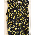 cupio Lemon Print Dress Sleeveless V-Neck Midi Casual Summer Large Photo 1