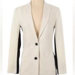 Narciso Rodriguez For Design Nation White & Black Blazer Size 14 Photo 0