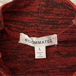 Roommates Women mock neck big bell sleeves red black top size L NWT Photo 9