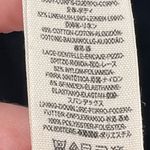 Free People  Lace Back Peplum Ruffle Long Sleeve Blouse Top Shirt Black High Low Photo 7