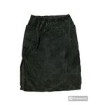 Amadi Utility Gray Knee Length Skirt Elastic Waist High Rise Cotton Large Photo 1