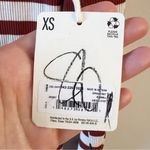 a.n.a  Maroon Striped Ribbed Knit Long Sleeve Top Size XS NEW Photo 4