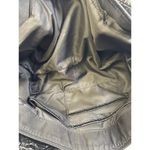 Nicole Miller Women's Black Patent/Alligator like Shoulder Bag SKU 4111 Photo 8