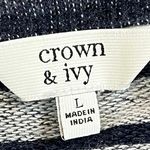 Crown & Ivy Women's Bicycle Long Sleeve Crewneck Sweater Large Photo 8