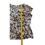 Cato Women's tops size XL crossover blouse cap sleeves Photo 8