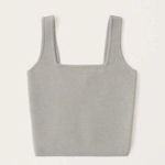 Abercrombie & Fitch  Gray Knit Crop Top Photo 0