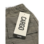 Refuge Cargo Mini Skirt Women's Size S Gray Elastic Waist Pockets Casual NWT Photo 2