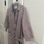 Ba&sh Frida Denim Jumpsuit Faded Purple Wash Medium Photo 5