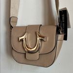 True Religion Beige Crossbody Bag with Gold Accent Photo 2