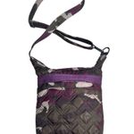 Lug Skipper Women's Handbag Purse Quilted Camouflage Berry Crossbody Bag RFID Purple Photo 4