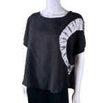 Heroine Sport Tie Dye Short Sleeve Top Black Size XL Photo 3
