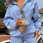 STARFIT Quarter Zip Blue Size M Photo 0