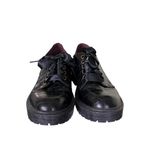 Madden Girl black croc-embossed leather lace-up Platform Oxford Casual Shoe Photo 10