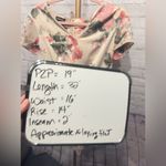 Bebe  Sheer Dream Floral Short Sleeve Romper size 10 NWT Photo 2