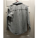 Wild Fable Size XS Long Sleeve Oversized Denim Western Light Wash Shirt NWT Photo 2