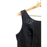 Cache  Houndstooth Genuine Leather Dress Black Size 12 NWT Vintage Photo 6