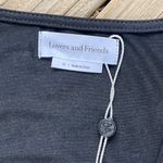 Lovers + Friends  Emmy Dress Black Long Sleeve Tie Front Size XS. NEW Photo 10