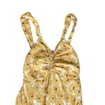 Free People  Women’s Rosalee Midi Dress Yellow Combo Sunflowers Floral Print Sz M Photo 3