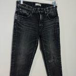 MOUSSY VINTAGE Lenwood Distressed Skinny Ankle Jeans Washed Black Size 25 Photo 2