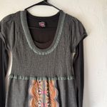 Spread the Love‎ by KYS Gray Dress Layered Look Bohemian Style Size S Boho Artsy Photo 2