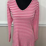 Victoria's Secret Victoria’s Secret Stripe Long Sleeve T-Shirt Dress Size Small Photo 0