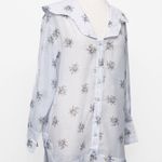Ganni . Organza Floral Top. Photo 6