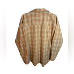 Missguided  Maternity Tan Plaid Button Down Shirt Photo 1