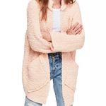 Free People  Pink Teddy Jacket‎ with Cozy Knit Material FLAW Photo 10