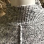 Emory park Polyester Acrylic Wool Spandex Mock Neck Gray Sweater Women's Size S Photo 3
