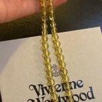 Vivienne Westwood Messaline gold-tone brass crystal-embellished choker Necklace Photo 10