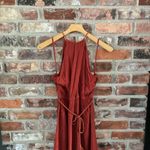 Anthropologie Elevenses  Orange Jumpsuit, S Photo 3