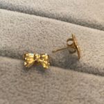 Forever 21 Gold Bow Earings Photo 2