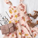 ASTR ✨ Brianne Pink Floral Print Bustier Mini Dress✨ Photo 6