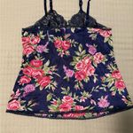 Floral Lace Camisole Top Blue Photo 1