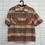 Splendid Splended textured button‎ down Plaid Women’s Size M Medium Photo 0