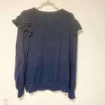 Summersalt  Size XL Atlantic Blue Flirty Ruffle Sleeve Sweater Organic Cotton Photo 5