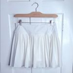 Athleta Levitate White Pleated Skort Skirt Shorts Activewear W1645 Sz M Photo 5