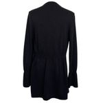 White House | Black Market Drama Sleeve Waterfall Cardigan Women’s Size Shimmery Photo 4