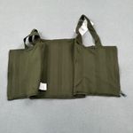 NWT PEAOFBLRD Olive Green Corset Top S Sleeveless Square Neck Zip Back Cute Photo 4